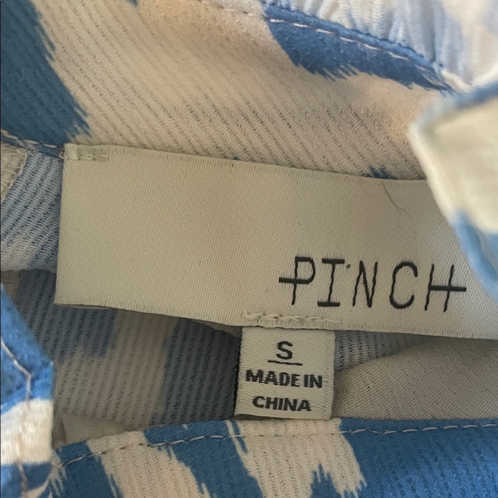 Pinch Blue and White Patterned Dress size small - Picture 3 of 9
